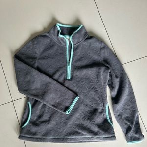 Faded Glory Brand. pull over gray in color with green trim size kids 14/16 XL